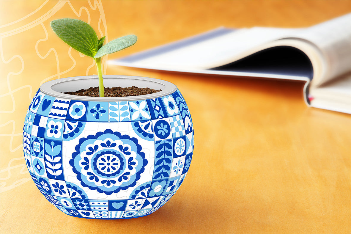 puzzle planter pot Puzzle Flowerpots – IdealTech USA