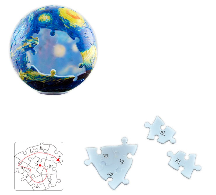 Geosphere™ 12 LED 30pc. Puzzle Lamp Kit & Wireless Remote