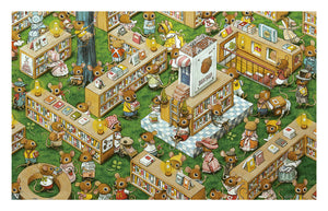 1000 Piece Premium 2D Puzzles - The Bookstore