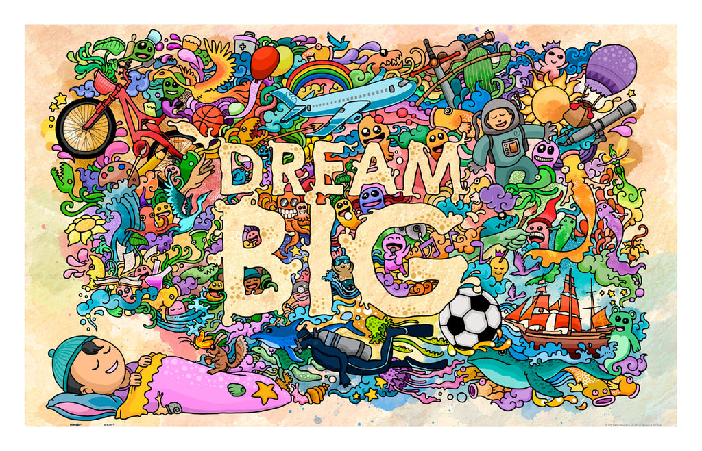 1000 Piece Premium 2D Puzzles - DREAM BIG