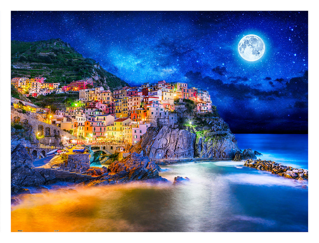 1200 Piece Premium 2D Puzzles - Starry Night of Cinque Terre, Italy